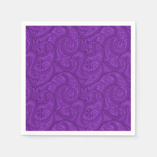Purple Paisley Napkin