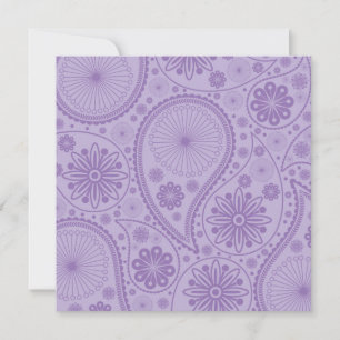 Purple paisley pattern