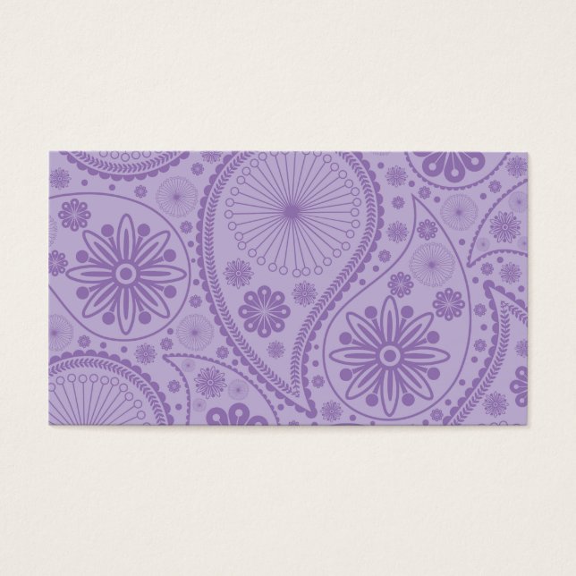 Purple paisley pattern (Front)