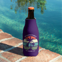 Purple Palm Tree Custom Beach Party