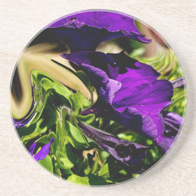 Purple Panic Coaster (Front)