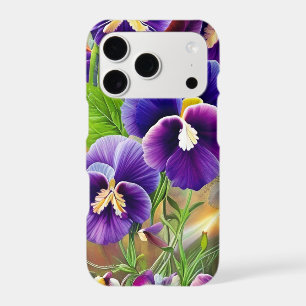 Purple Pansies -AI ART