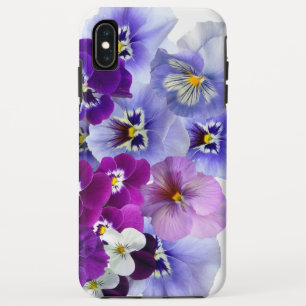 Purple Pansies Floral Pansy Case-Mate iPhone Case