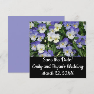 Purple Pansies Garden Floral