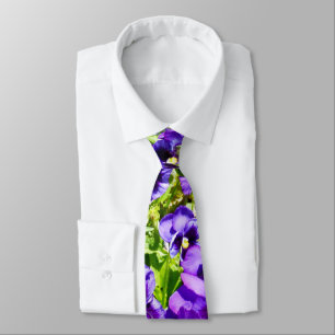 Purple Pansy Field, Tie