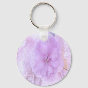 Purple Pansy Key Ring