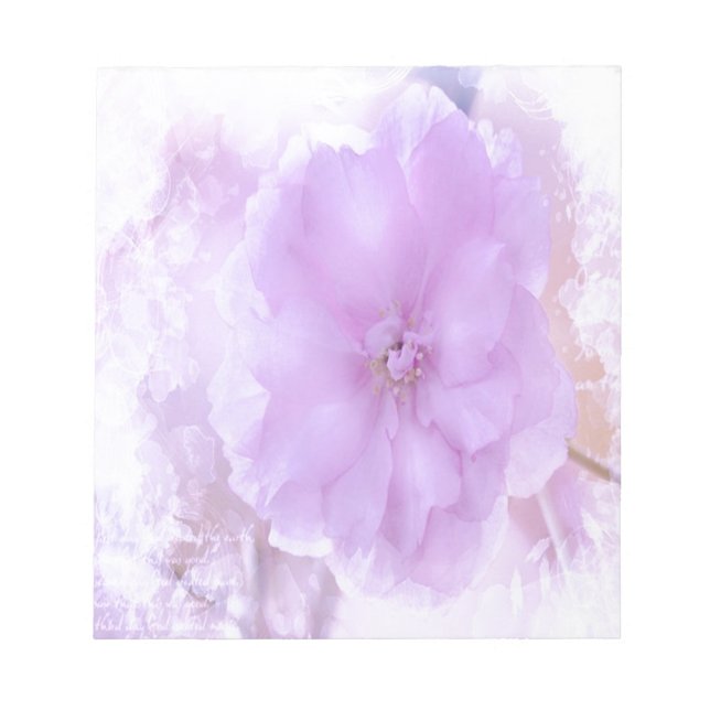 Purple Pansy Notepad (Front)