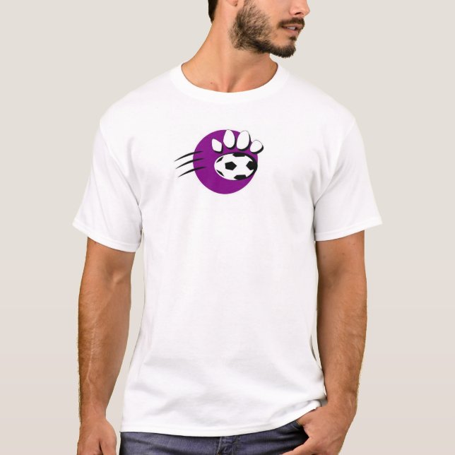 Purple Panther Soccer T-Shirt (Front)