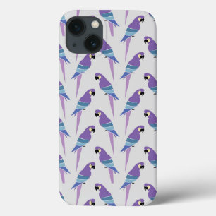 Purple Parrots iPhone 13 Case