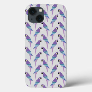 Purple Parrots iPhone 13 Case