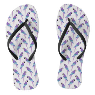 Purple Parrots Jandals