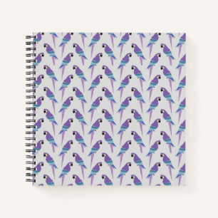 Purple Parrots Notebook