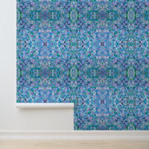 Purple Passion Abstract Art Peel & Stick Wallpaper