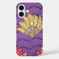 Purple Passion | Abstract East African Wavy Fan Ar