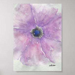 Purple Passion Canvas Poster (5x7)