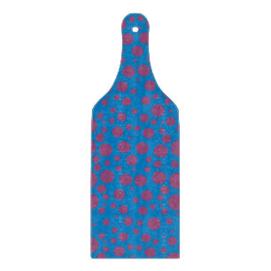 purple passion feeling blue moon circle pattern cutting board