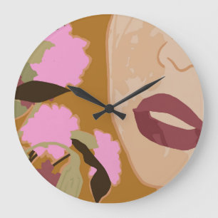 Purple Passion Large Clock