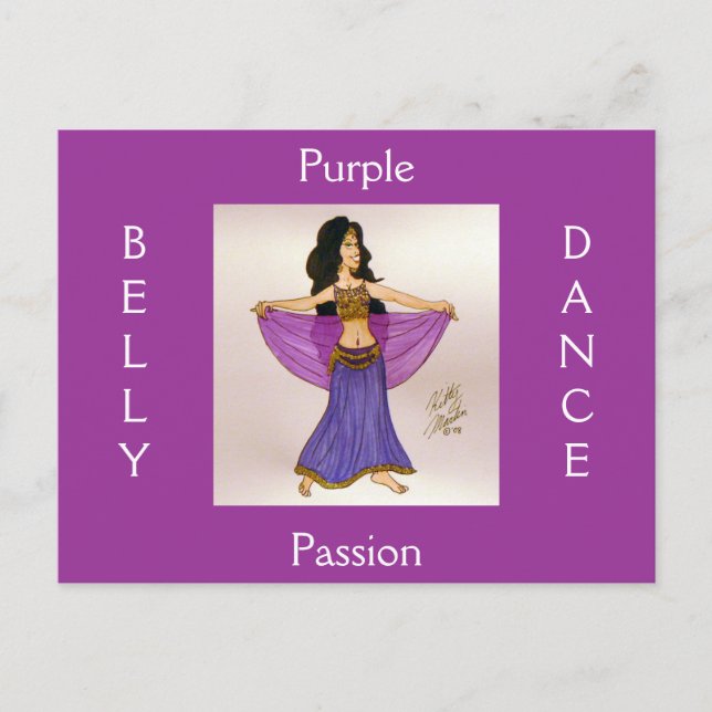 Purple Passion Postcard (Front)
