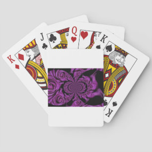Purple Passion: Royal Romance Roses Playing Cards