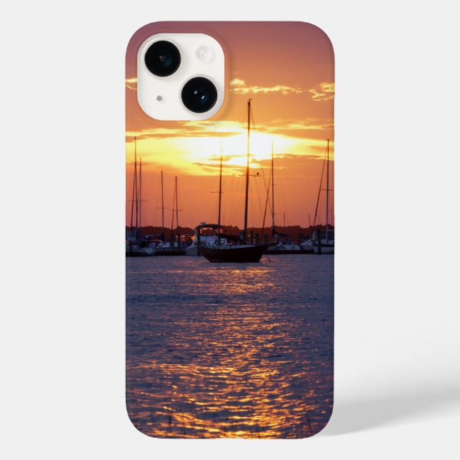 Purple Passion Sunset Case-Mate iPhone Case (Back)