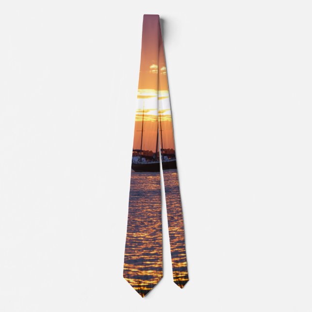 Purple Passion Sunset Neck Tie (Front)