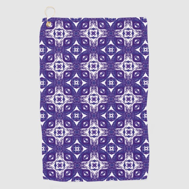 Purple Passion the First Golf Towel (Front)