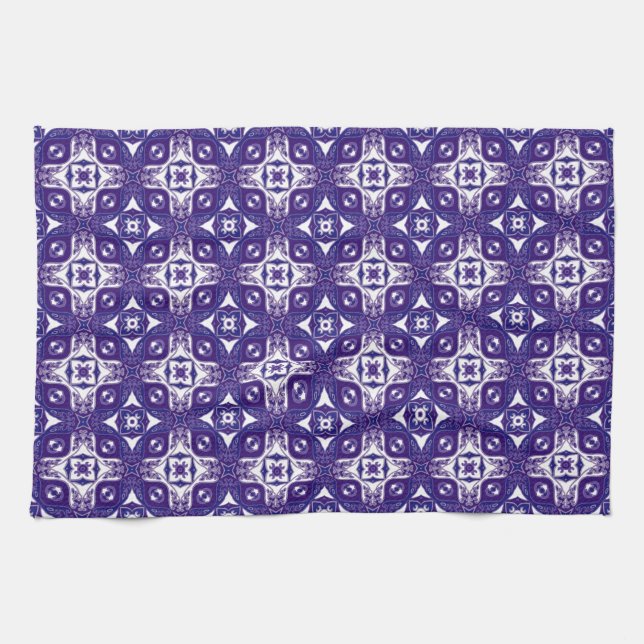 Purple Passion the First Tea Towel (Horizontal)