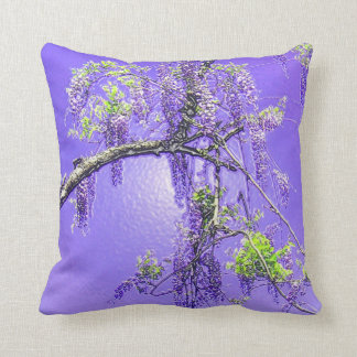 Purple Passion Wisteria Cushion
