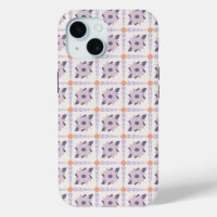 Purple pastel Decorative colourful tile
