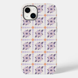 Purple pastel Decorative colourful tile  Case-Mate iPhone 14 Plus Case