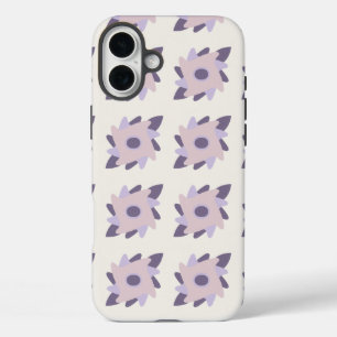 Purple pastel Decorative colourful tile iPhone 16 Plus Case