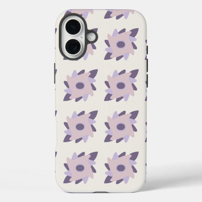 Purple pastel Decorative colourful tile  Case-Mate iPhone Case (Back)