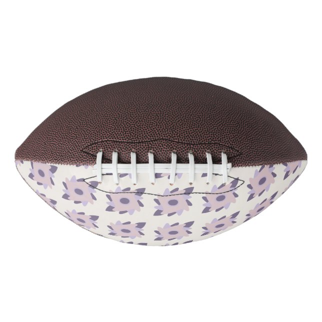 Purple pastel Decorative colourful tile  Football (Front)