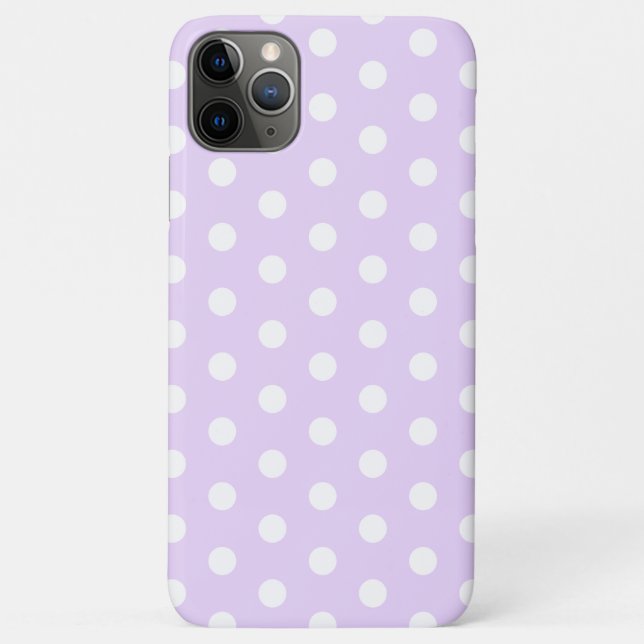 Purple Pastel Polka Dot Case-Mate iPhone Case (Back)