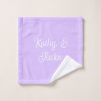 Purple pastel retro couple wedding name stylish na