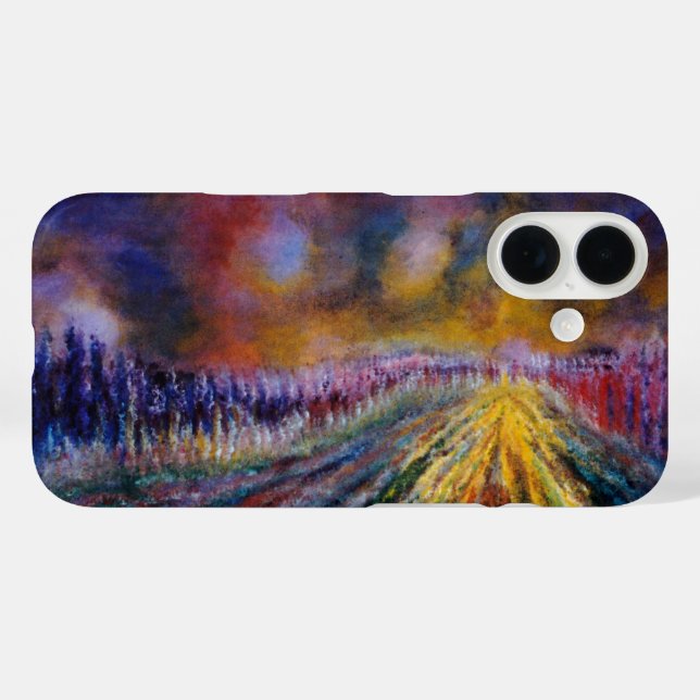 Purple Path Case-Mate iPhone Case (Back (Horizontal))
