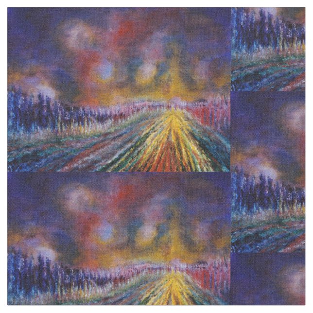 Purple Path Fabric (Close Up)
