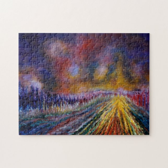 Purple Path Jigsaw Puzzle (Horizontal)