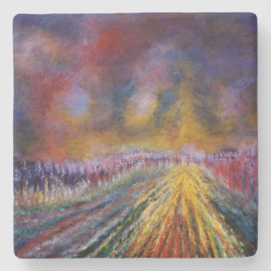 Purple Path Stone Coaster