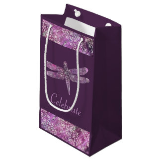 Purple Patina: Dragonfly Small Gift Bag