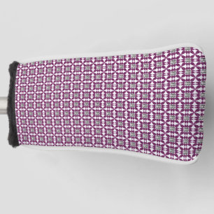 Purple Pattern Golf Head Cover