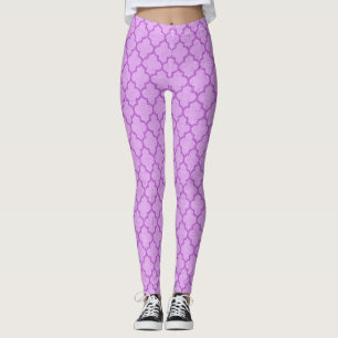 Purple Pattern Halloween Leggings