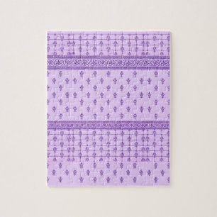 purple pattern jigsaw puzzle