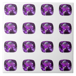 Purple Pattern Tile