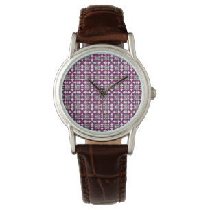 Purple Pattern Watch