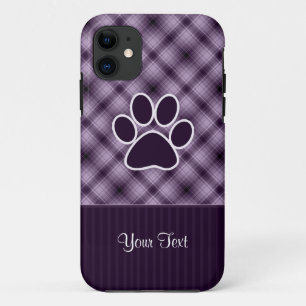 Purple Paw Print Case-Mate iPhone Case