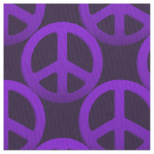 Purple Peace Sign