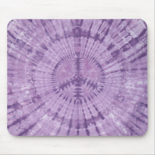 Purple Peace Sign Mouse Pad