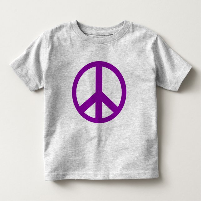 Purple Peace Sign T shirts, Hoodies, Mugs Toddler T-Shirt (Front)