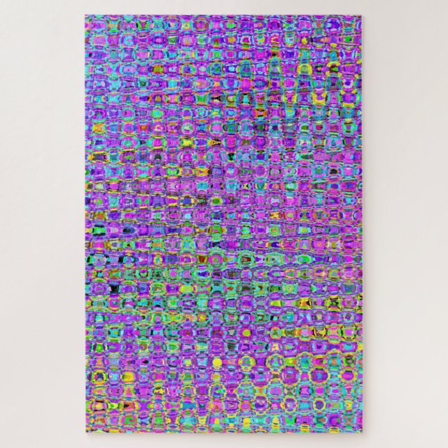 Purple Peacock Jigsaw Puzzle (Vertical)